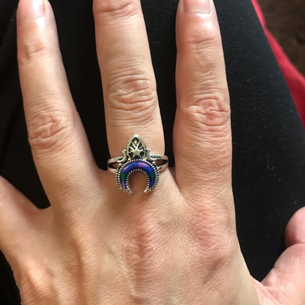925 Purple Bohemian Ring